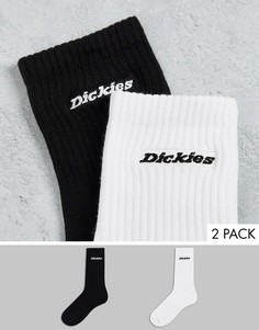 Набор из 2 пар носков черного и белого цвета Dickies New Carlyss-Белый