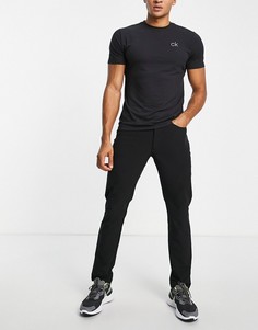 Черные брюки узкого кроя Calvin Klein Golf Genius-Черный цвет