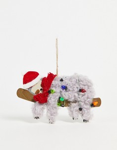 Новогоднее украшение в виде ленивца Sass & Belle-Разноцветный