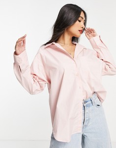 Розовая рубашка из органического хлопка & Other Stories-Розовый цвет