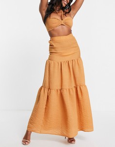 Фактурный бралетт выгоревшего оранжевого цвета (от комплекта) ASOS DESIGN-Зеленый цвет