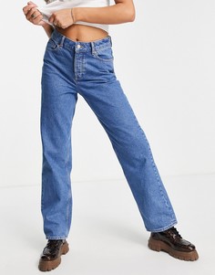 Выбеленные голубые джинсы в винтажном стиле JJXX Seville-Голубой