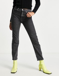 Узкие джинсы из смесового органического хлопка черного цвета с эффектом кислотной стирки & Other Stories Favourite-Черный цвет