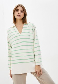 Пуловер Euros Style Джемпер S2391-1 белый (OneSize)