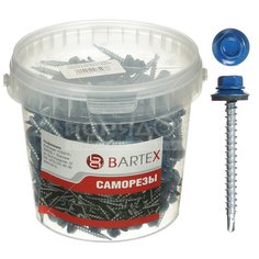 Саморез кровельный синий Bartex 100 шт, 4.8х70 мм