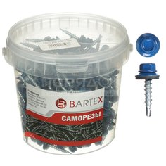 Саморез кровельный синий Bartex 200 шт, 4.8х29 мм