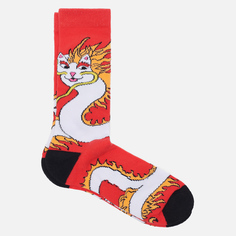 Носки RIPNDIP Dragonerm, цвет красный