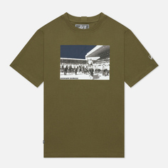 Мужская футболка Peaceful Hooligan Crowd, цвет оливковый