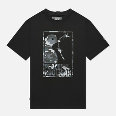 Мужская футболка Peaceful Hooligan Framed Camo, цвет чёрный