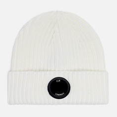 Шапка C.P. Company Extra Fine Merino Wool, цвет бежевый