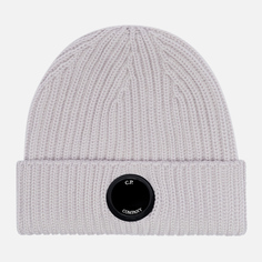 Шапка C.P. Company Extra Fine Merino Wool, цвет серый