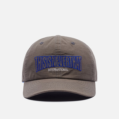 Кепка thisisneverthat Ripstop Under Arch-Logo, цвет серый