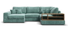 П-образный диван-кровать BOSS MODOOL шенилл Gloss минт