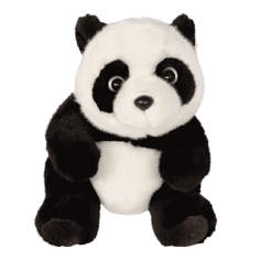 Мягкая игрушка Super01 Панда 30 см цвет: черный