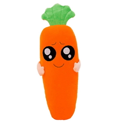 Мягкая игрушка Super01 Морковь 55 см цвет: оранжевый