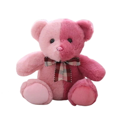 Мягкая игрушка Super01 Медведь 20 см цвет: розовый