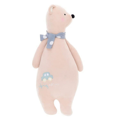 Мягкая игрушка Super01 Медведь 50 см цвет: розовый