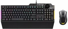 Клавиатура и мышь ASUS TUF Gaming Combo K1&amp;M3 90MP02A0-BCRA00 черные, USB, RGB подсветка, Mech-Brane, 7 кнопок, 7000 dpi