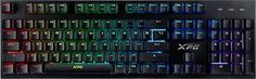 Клавиатура ADATA INFAREX K10 черная, игровая, Mem-chanical, USB, RGB подсветка