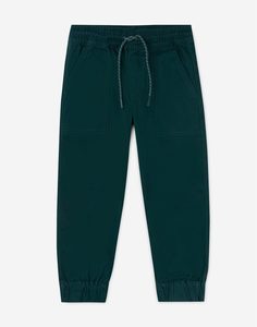 Тёмно-зелёные джинсы Jogger для мальчика Gloria Jeans