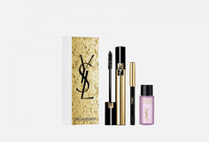 Набор: Тушь для ресниц 7,5мл + Карандаш для глаз 0,8гр + Средство для снятия макияжа двухфазное 8мл Saint Laurent