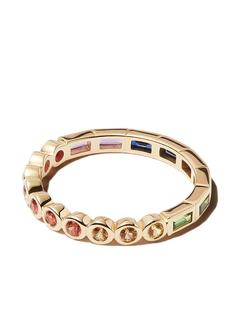 Yvonne Léon кольцо Alliance Riviere из желтого золота с камнями