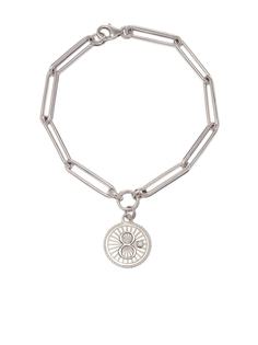 Foundrae браслет Karma Extended Clip Chain из белого золота