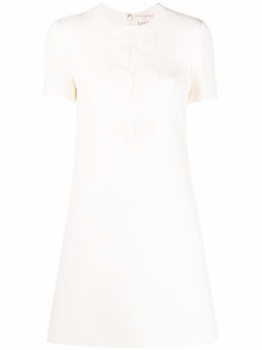 Valentino платье-трапеция с бантом