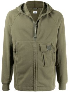 C.P. Company худи на молнии с карманом