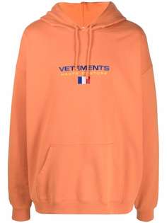 VETEMENTS худи Haute Couture с вышитым логотипом