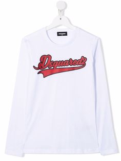 Dsquared2 Kids футболка с длинными рукавами и логотипом