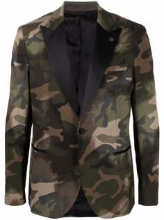 Manuel Ritz пиджак с камуфляжным принтом