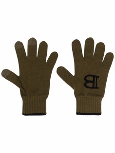 Balmain трикотажные перчатки Tactile