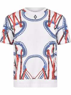 Marcelo Burlon County Of Milan Kids футболка с графичным принтом