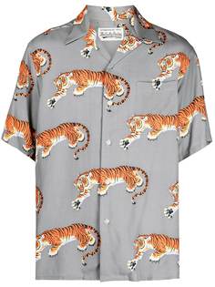 Wacko Maria гавайская рубашка с принтом из коллаборации с Tim Lehi