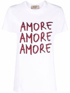 alessandro enriquez футболка Amore с вышитым логотипом