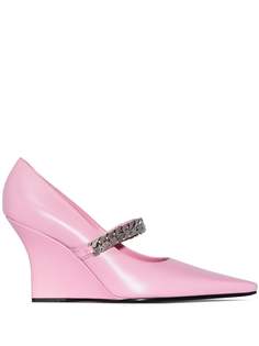 Givenchy туфли G Chain 85 на танкетке