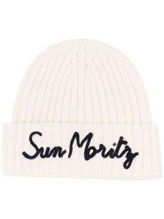 MC2 Saint Barth slogan embroidered beanie hat