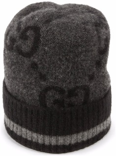 Gucci шапка вязки интарсия с логотипом