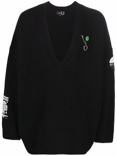 Raf Simons X Fred Perry кардиган с V-образным вырезом