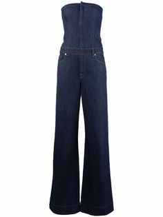 7 For All Mankind комбинезон с широкими брюками