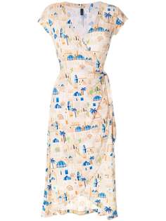 Lygia & Nanny платье Falcão с принтом