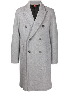 Barena двубортное пальто с заостренными лацканами