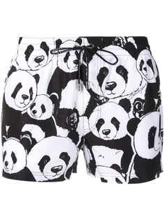 Dolce & Gabbana плавательные шорты с принтом панды