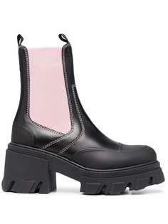 GANNI ботинки на рифленой подошве