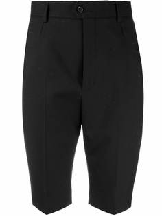 Saint Laurent шорты строгого кроя с завышенной талией