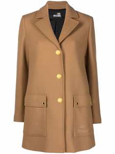 Love Moschino короткое однобортное пальто