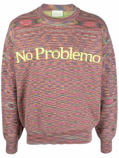 Aries джемпер с принтом No Problemo