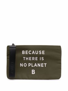 Ecoalf клатч Because There Is No Planet B