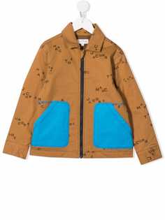 The Marc Jacobs Kids твиловая рубашка с логотипом
